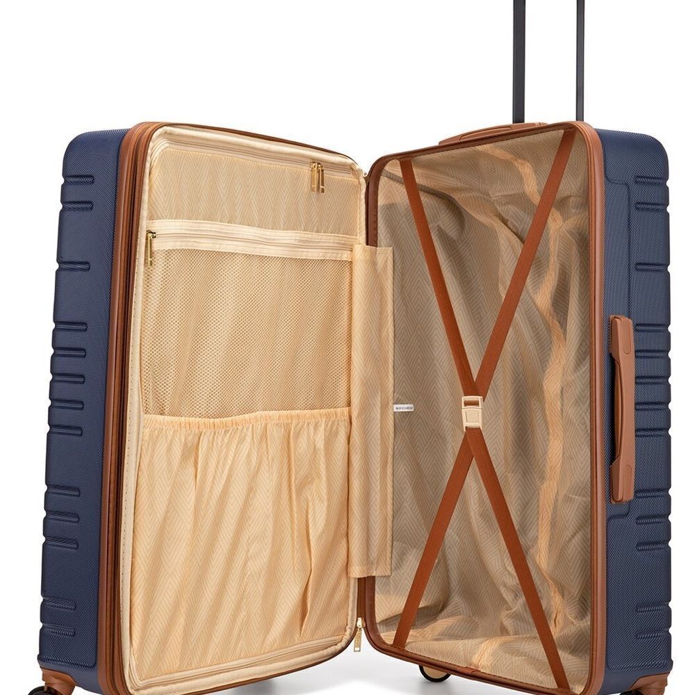 Miami CarryOn Brickell 1 Piece Expandable Retro Spinner Luggage suitcase - Picture 14 of 16